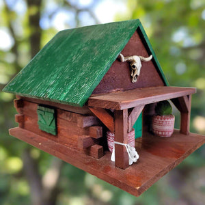 Handmade Wooden Southwest Birdhouse Garden Supplies - Decorations MISC   