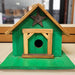 Handmade Green Wooden Birdhouse Garden Supplies - Decorations MISC   