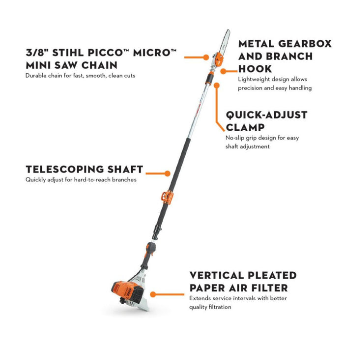 Stihl HT 135 Gasoline Pole Pruner Garden Supplies - Tools & Equipment Stihl Equipment