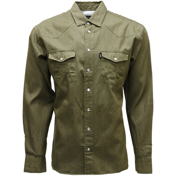 Hooey Men's Del Denim Chambray Shirt