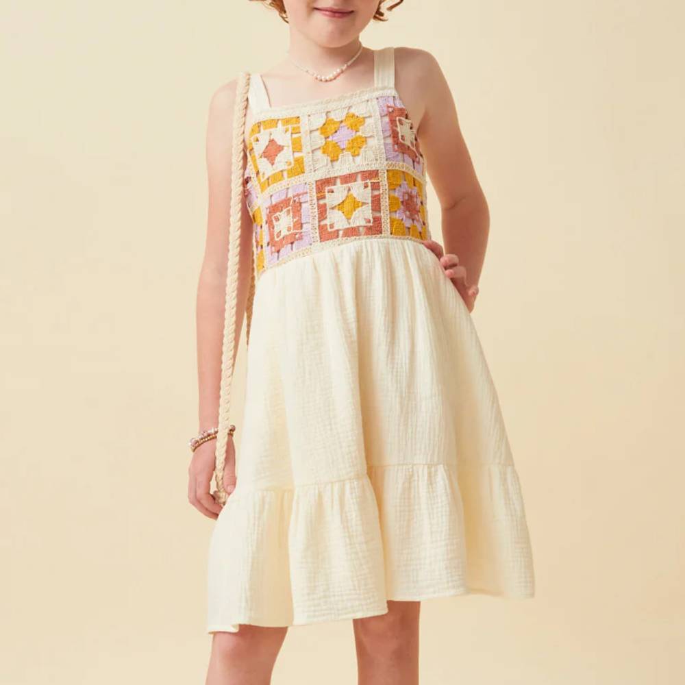 Hayden Girl's Crochet Summer Dress