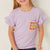 Hayden Girl's Crochet Pocket Tee KIDS - Girls - Clothing - Tops - Short Sleeve Tops Hayden Los Angeles   