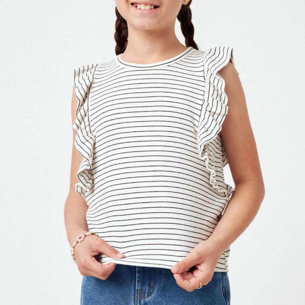 Hayden Girl's Striped Tank Top - FINAL SALE KIDS - Girls - Clothing - Tops - Sleeveless Tops HAYDEN LOS ANGELES   