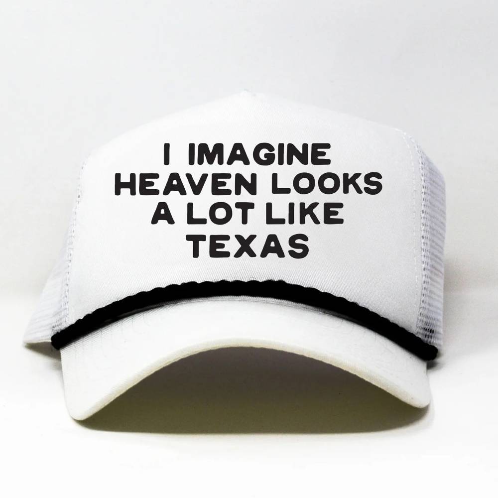 Heaven Looks A Lot Like Texas Trucker Cap WOMEN - Accessories - Caps, Hats & Fedoras Charlie Southern   