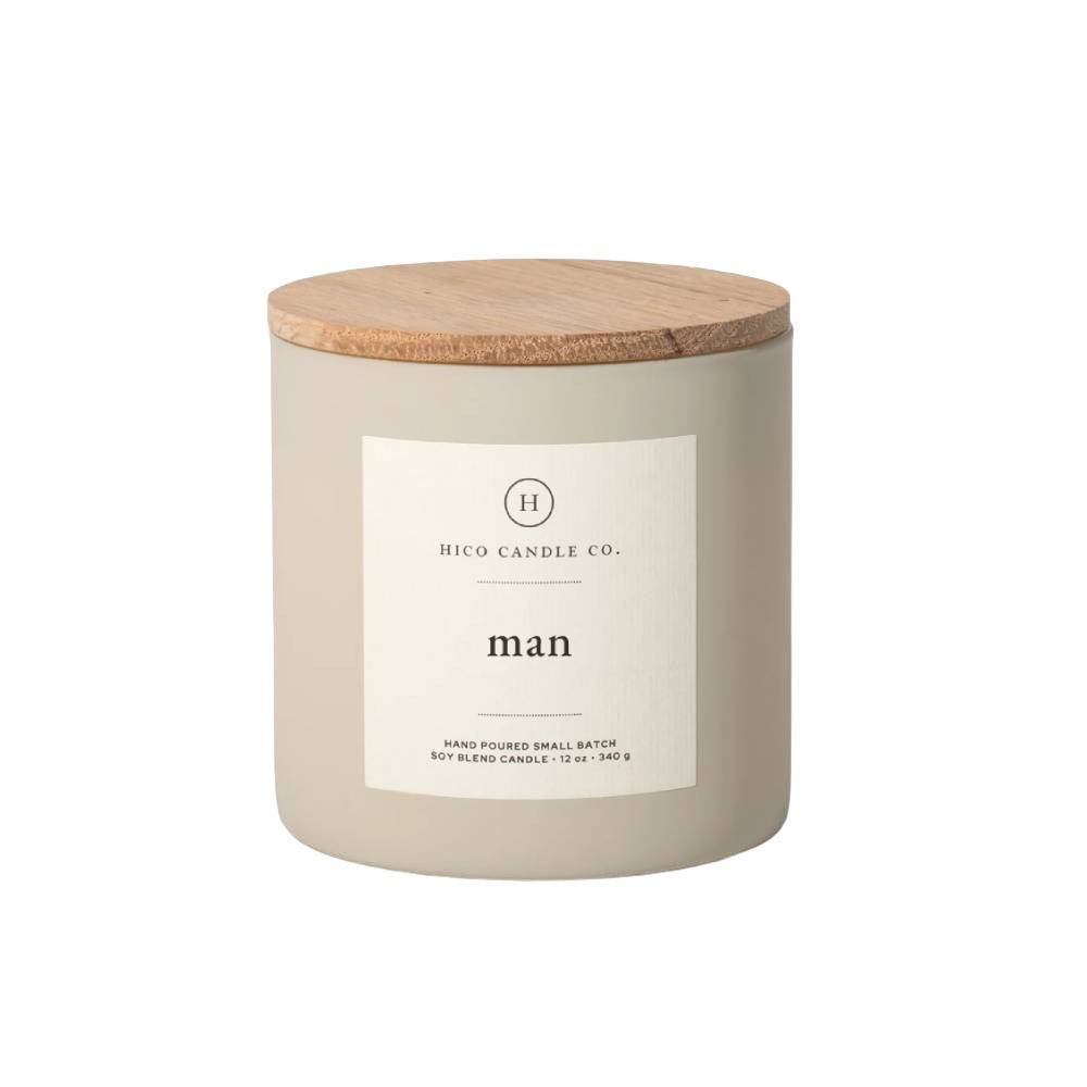 Hico Candle Co Man Candle - 12 oz HOME & GIFTS - Home Decor - Candles + Diffusers Hico Candle Co.   