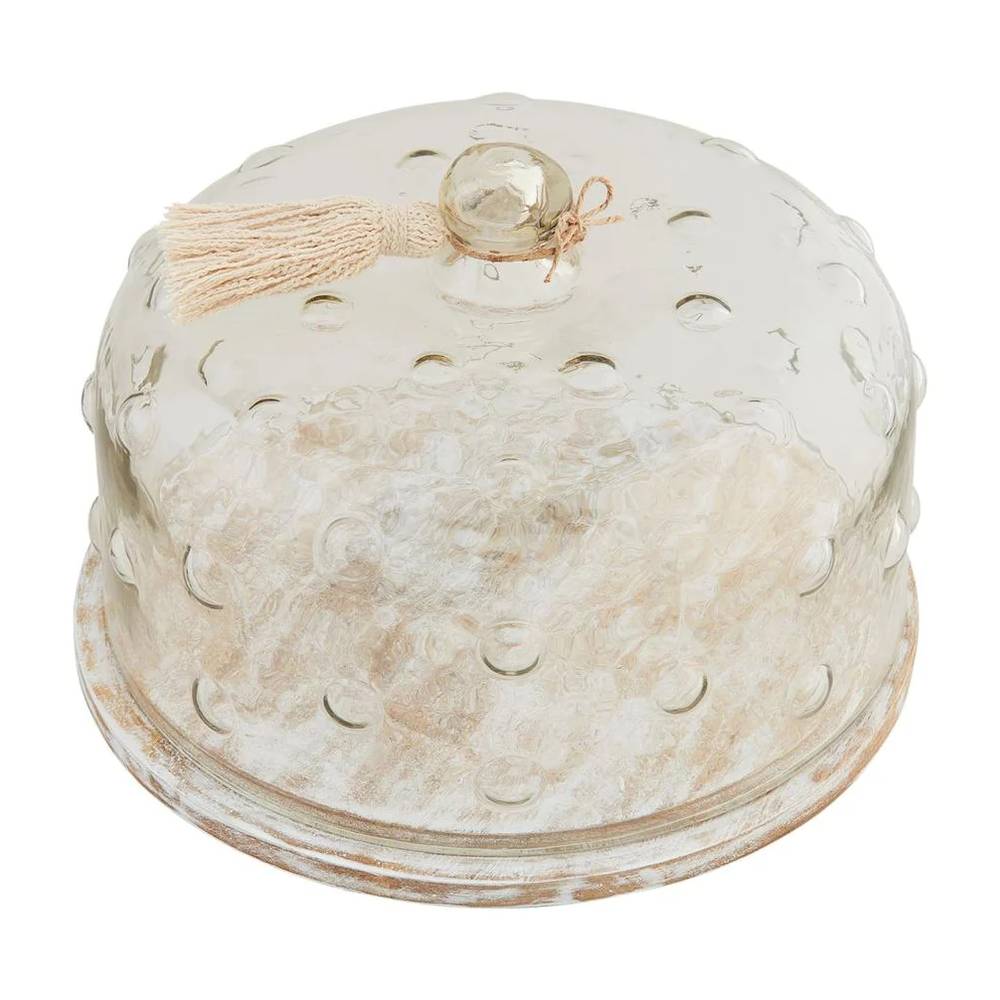 Mud Pie Hobnail Glass Cake Dome HOME & GIFTS - Tabletop + Kitchen - Kitchen Decor Mud Pie   