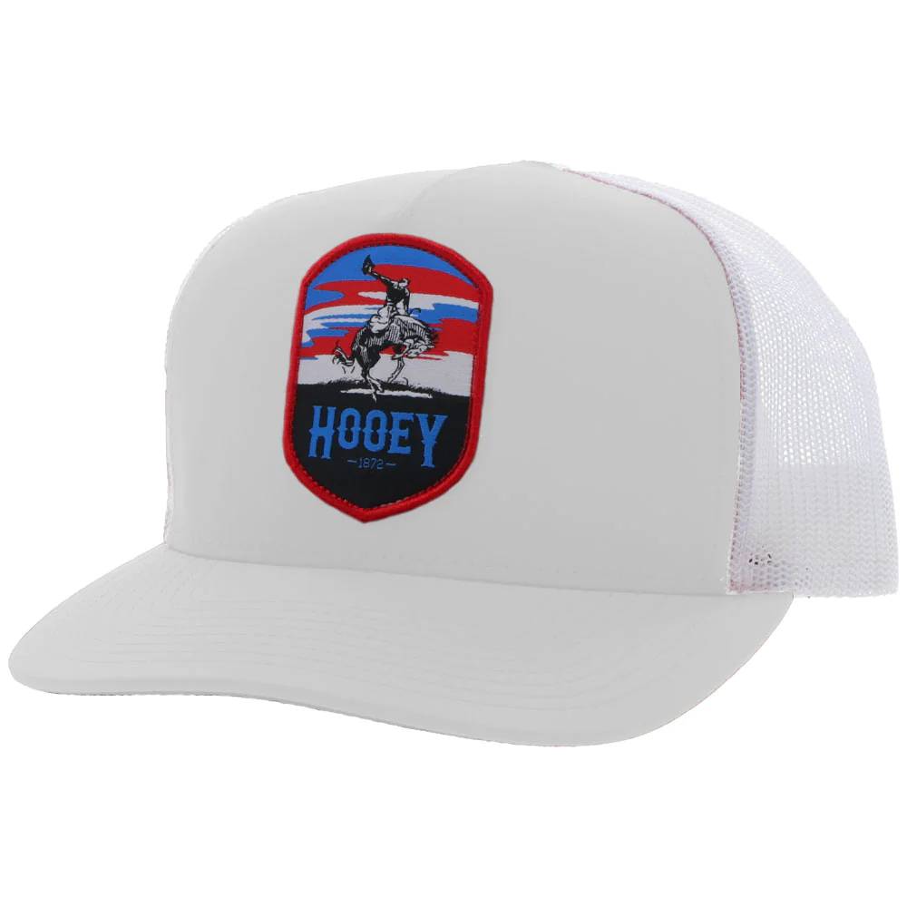 Hooey "Cheyenne" White Trucker Cap HATS - BASEBALL CAPS Hooey   