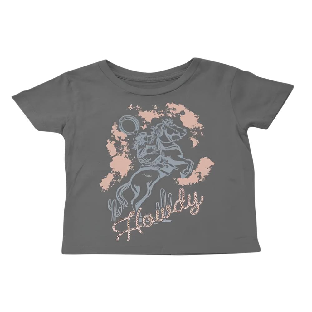 Tiny Whales Girl's "Howdy Darlin" Boxy Tee KIDS - Baby - Baby Girl Clothing Tiny Whales   