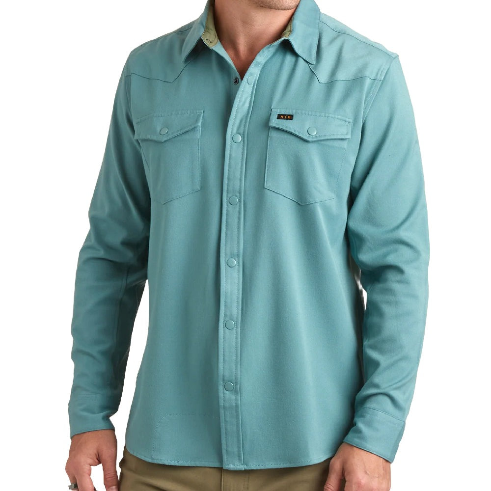 Howler Bros Men's Stockman Stretch Snap Shirt MEN - Clothing - Shirts - Long Sleeve Shirts Howler Bros   