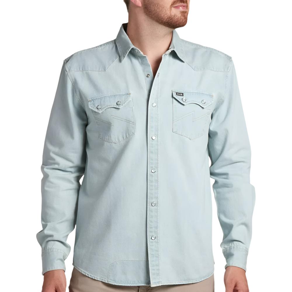 Howler Bros Dust Up Denim Snapshirt MEN - Clothing - Shirts - Long Sleeve Howler Bros