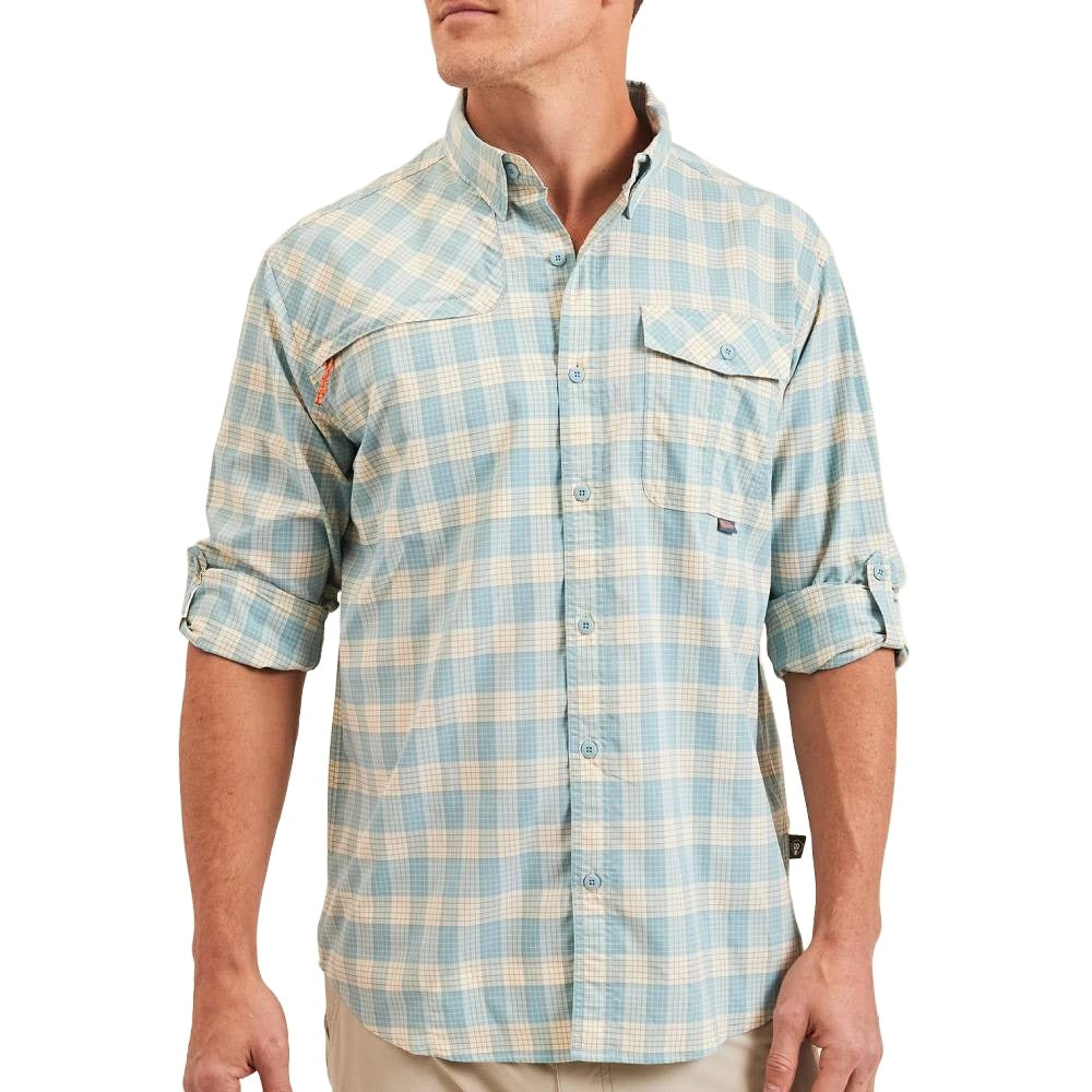 Howler Bros Matagorda Landon Plaid Shirt MEN - Clothing - Shirts - Long Sleeve Shirts Howler Bros   