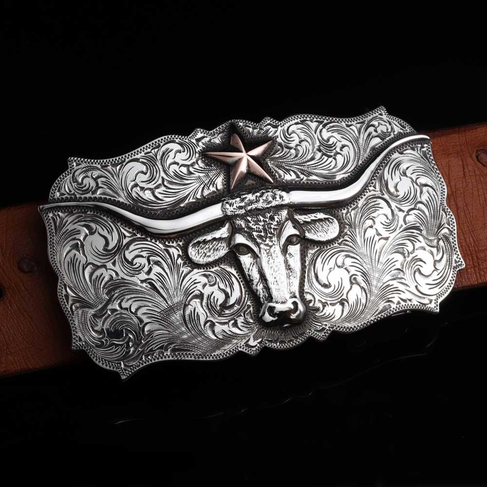 Comstock Heritage Posse Lonestar Longhorn Buckle ACCESSORIES - Additional Accessories - Buckles Comstock Heritage   