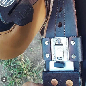 The Rider Buckle - Locking Stirrup Adjustment Tack - Saddle Accessories High Tech Tack   