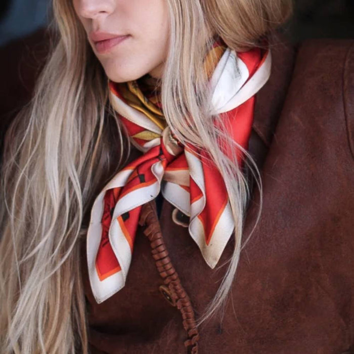 Fringe Scarves "I Have At Least 19 Opinions" Long Wild Rag ACCESSORIES - Additional Accessories - Wild Rags & Scarves Fringe Scarves   