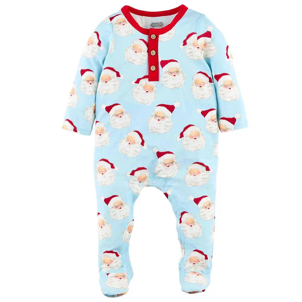 Mud Pie Crochet Santa Sleeper (3-6 Months) Red Mud Pie Crochet Santa Sleeper (3-6 Months) Red