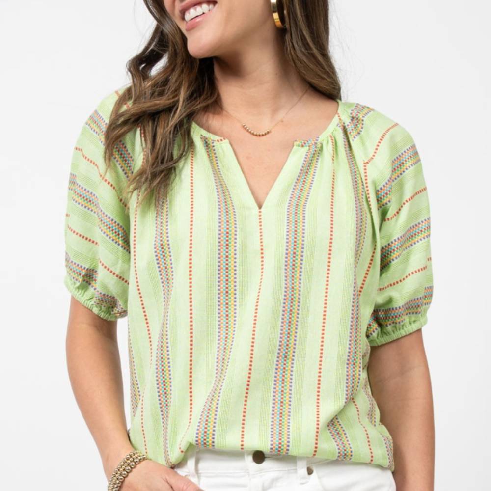 Ivy Jane Primary Stripe Top WOMEN - Clothing - Tops - Short Sleeved Ivy Jane   