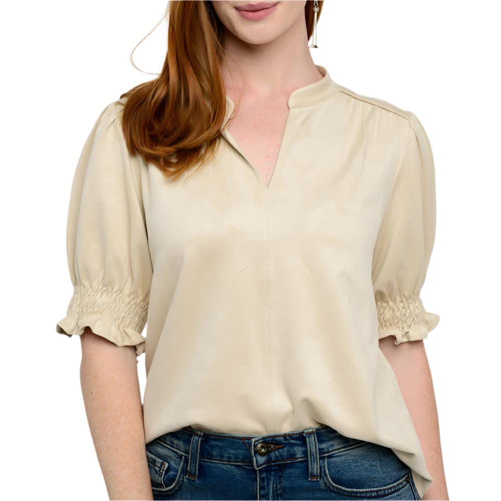 Ivy Jane Suede Top WOMEN - Clothing - Tops - Long Sleeved Ivy Jane   