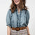 Ivy Jane Ruffled Denim Top - FINAL SALE WOMEN - Clothing - Tops - Short Sleeved Ivy Jane   