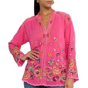 Johnny Was Maude Blouse WOMEN - Clothing - Tops - Long Sleeved Johnny Was Collection