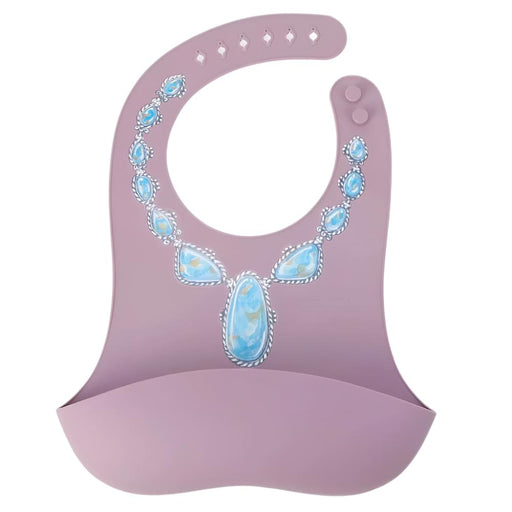 Jewelry Silicone Bib - Purple KIDS - Accessories Western Grande, LLC   