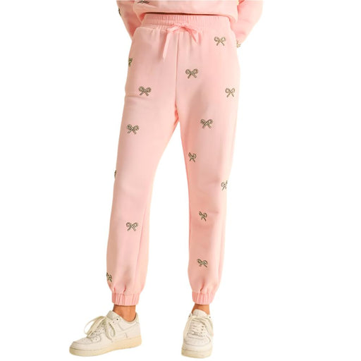 * Jeweled Bows Sweatpants - FINAL SALE WOMEN - Clothing - Pants & Leggings Endless Blu