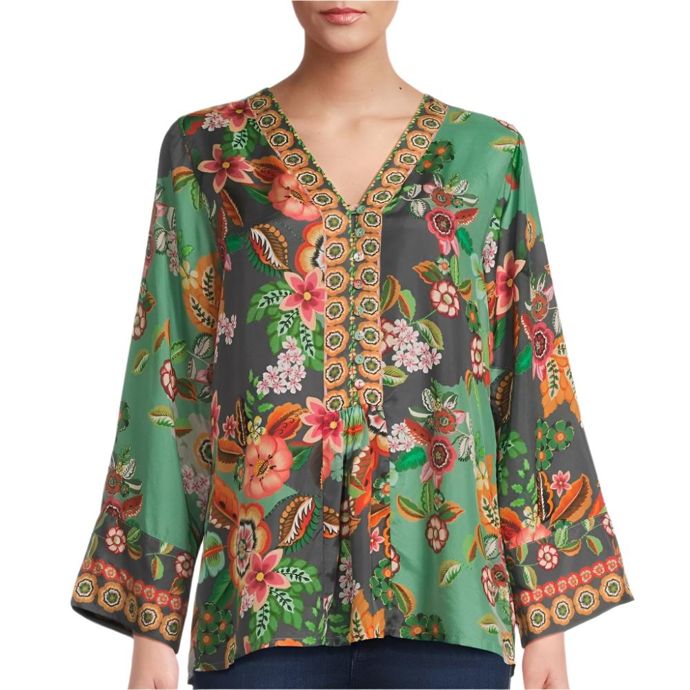 Johnny Was Botina Blouse WOMEN - Clothing - Tops - Long Sleeved Johnny Was Collection   