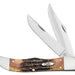 6.5 BoneStag® Folding Hunter with Leather Sheath Knives W.R. Case
