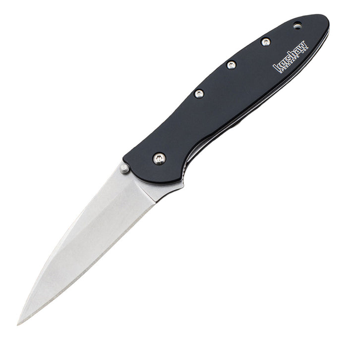 Kershaw Leek Black Stonewash Knife Knives Kershaw Knives