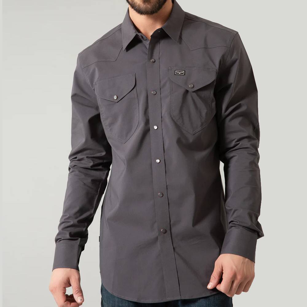 Kimes Ranch Men's Blackout Snap Shirt MEN - Clothing - Shirts - Long Sleeve Shirts Kimes Ranch   