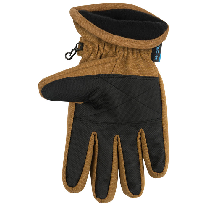 Kinco HydroFlector™ Lined Waterproof Brown Duck Ski Glove with Pull-Strap For the Rider - Gloves Kinco