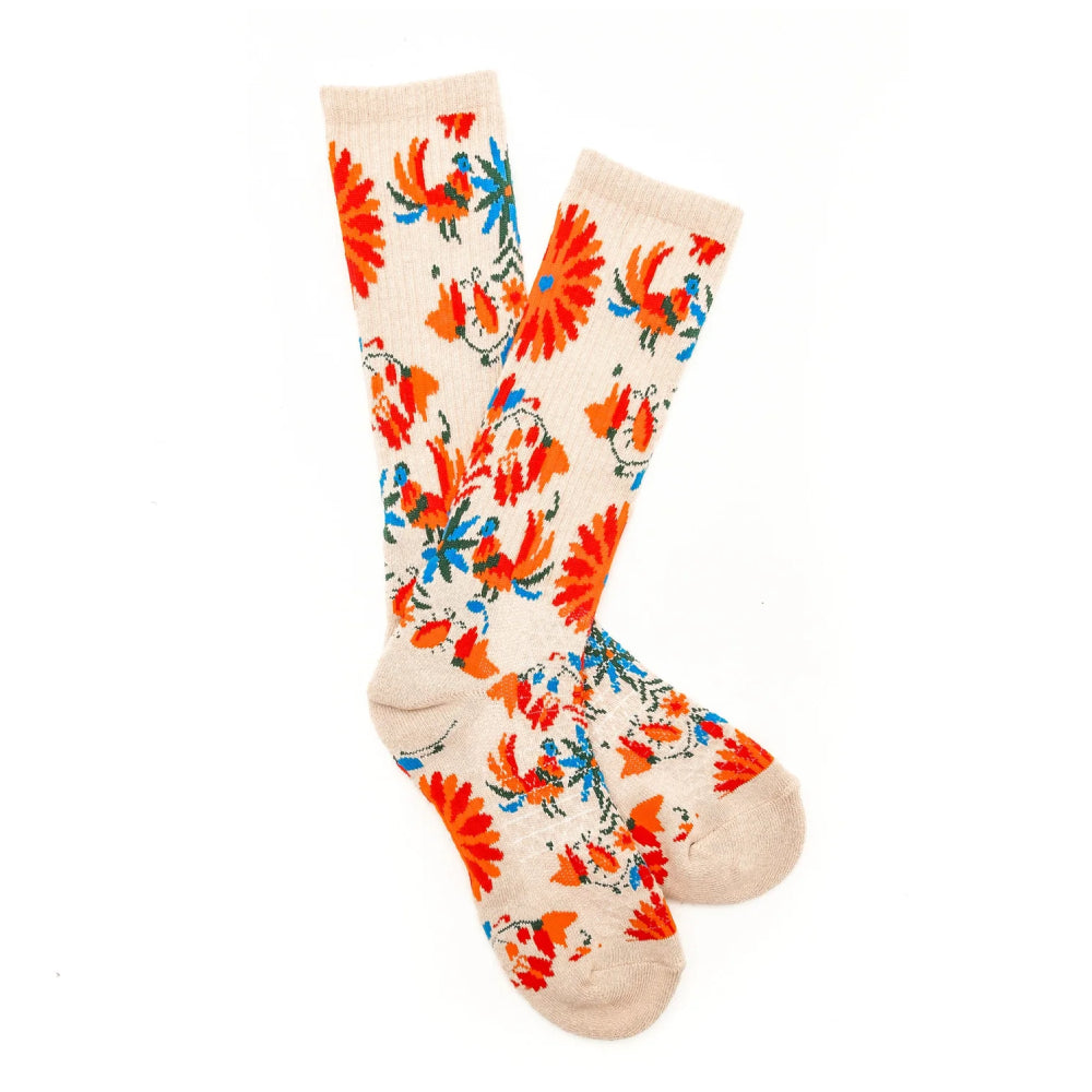 Lucky Chuck "Fringe Otomi" Performance Sock WOMEN - Clothing - Intimates & Hosiery Lucky Chuck   