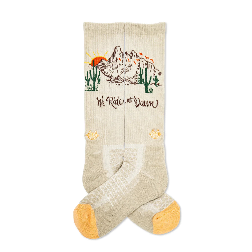 Lucky Chuck "We Ride At Dawn" Performance Sock WOMEN - Clothing - Intimates & Hosiery Lucky Chuck   