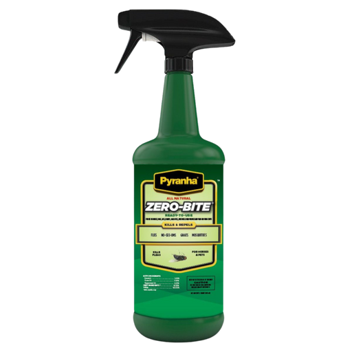 Pyranha Zero Bite Natural Insect Repellent Equine - Fly & Insect Control Pyranha