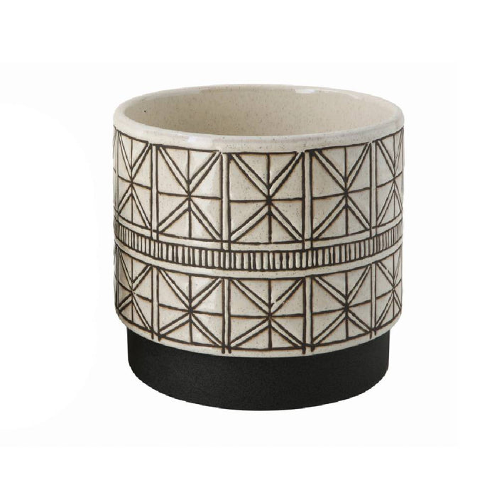 Embossed Stoneware Planters HOME & GIFTS - Home Decor - Decorative Accents Creative Co-Op L  