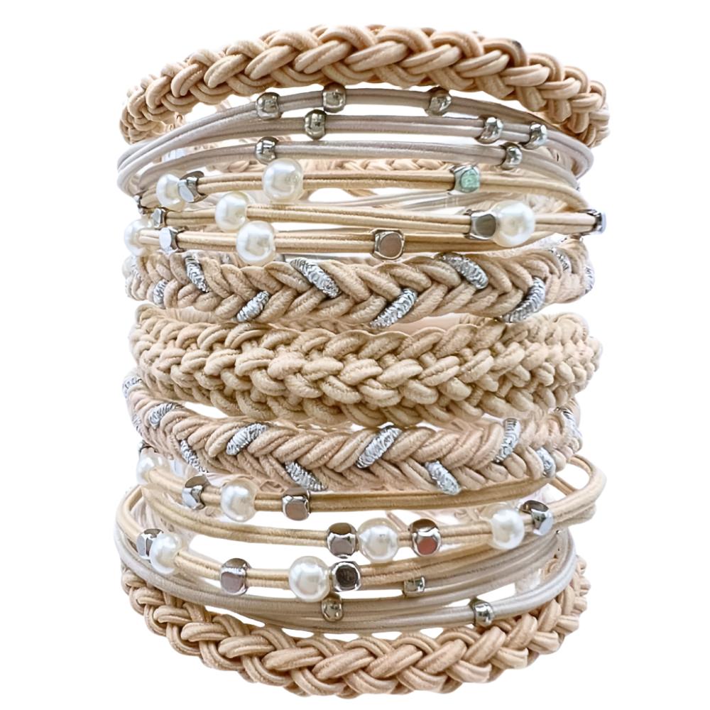 Latte Hair Tie Bracelets WOMEN - Accessories - Hair Accessories Gypsea Brands