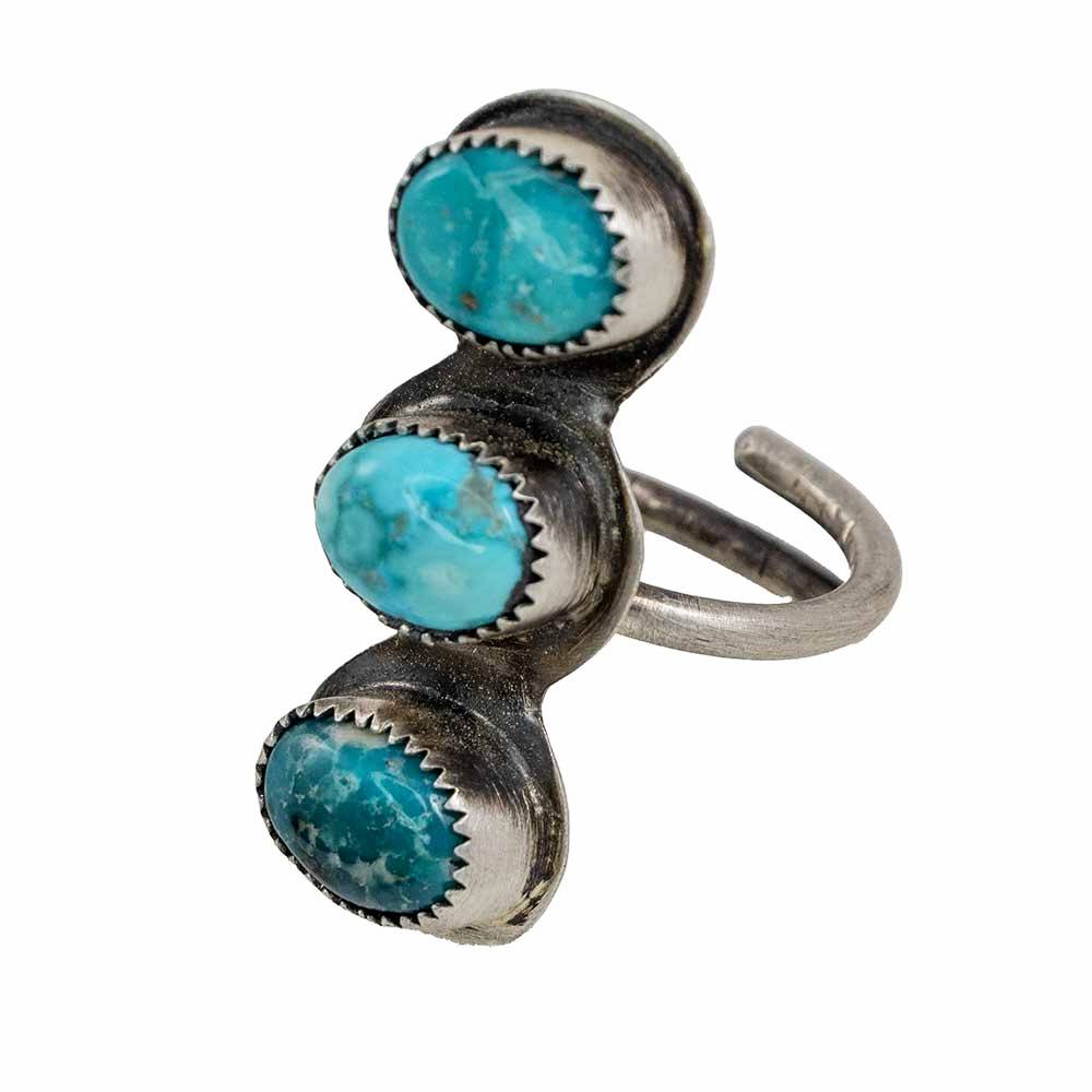 Libby White Water Adjustable Ring WOMEN - Accessories - Jewelry - Rings Horse Money Turquoise Co.   