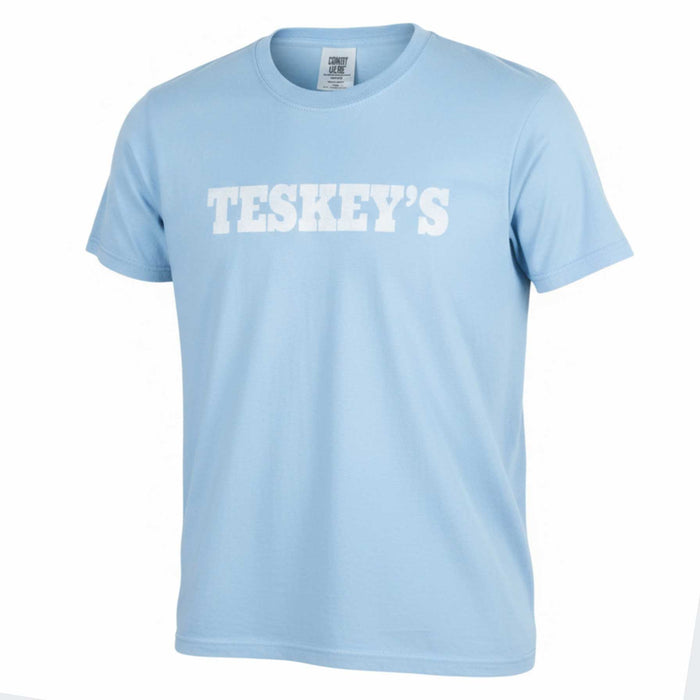 Teskey's Plain Logo Tee - Hydrangea