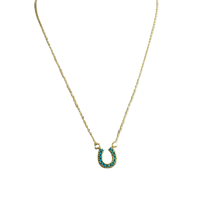 Lucky Charm Turquoise Necklace