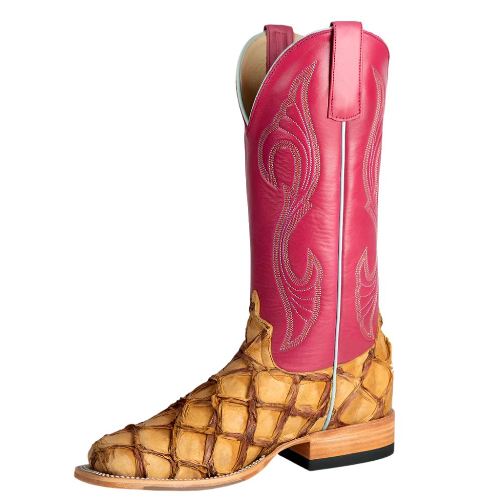 Macie Bean Antique Saddle Big Bass Boots WOMEN - Footwear - Boots - Exotic Boots Macie Bean   