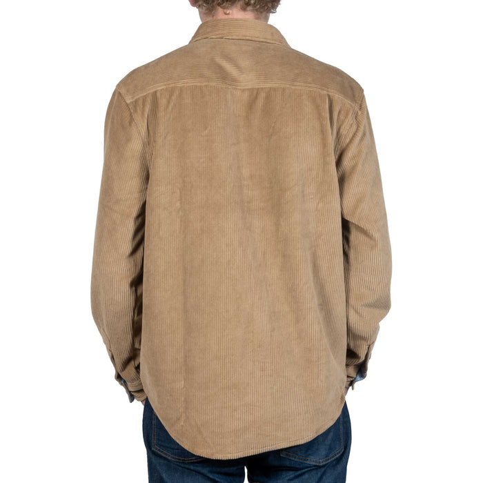 True Grit Khaki Corduroy Shirt MEN - Clothing - Shirts - Long Sleeve TRUE GRIT