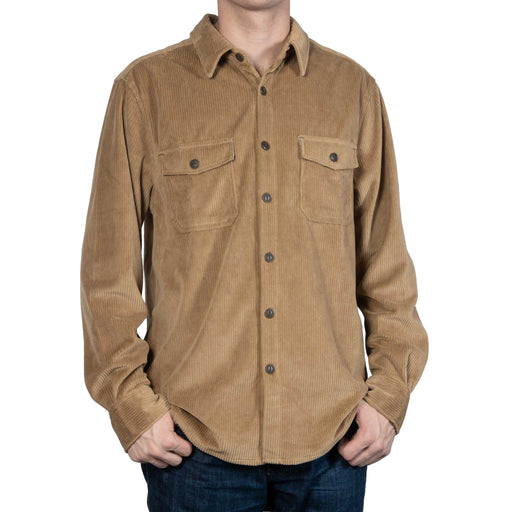 True Grit Khaki Corduroy Shirt MEN - Clothing - Shirts - Long Sleeve TRUE GRIT