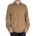 True Grit Khaki Corduroy Shirt MEN - Clothing - Shirts - Long Sleeve TRUE GRIT