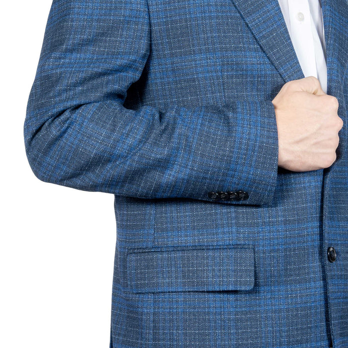 Hooey Blue Plaid Sport Coat MEN - Clothing - Sport Coats Hooey