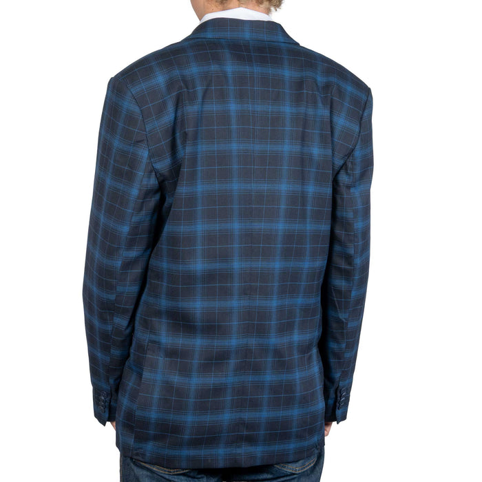 Rock & Roll Denim Men's Indigo Plaid Woven Sport Coat MEN - Clothing - Sport Coats Panhandle
