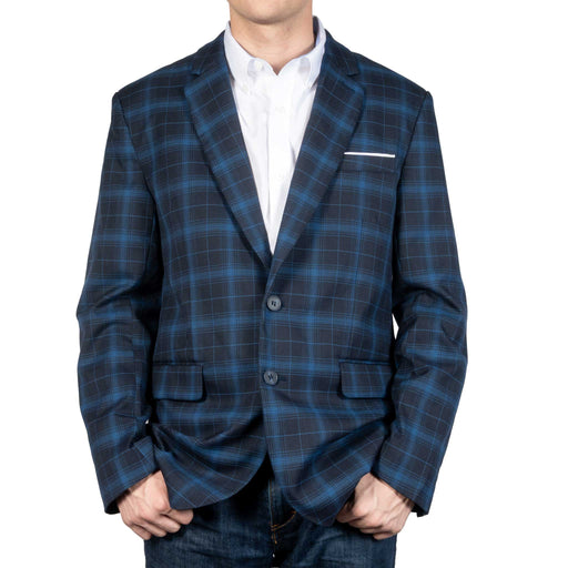 Rock & Roll Denim Men's Indigo Plaid Woven Sport Coat MEN - Clothing - Sport Coats Panhandle