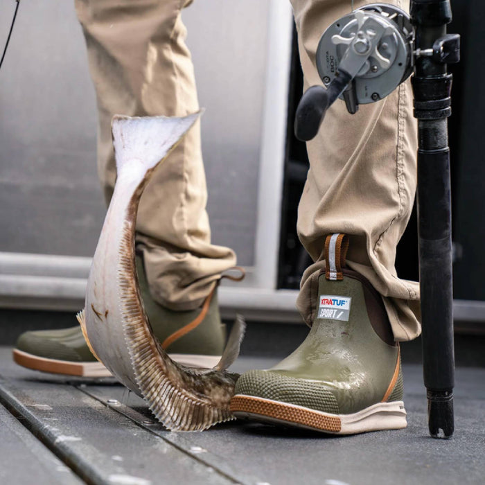 XTRATUF Olive Men's Ankle Deck Boot Sport MEN - Footwear - Boots XTRATUF