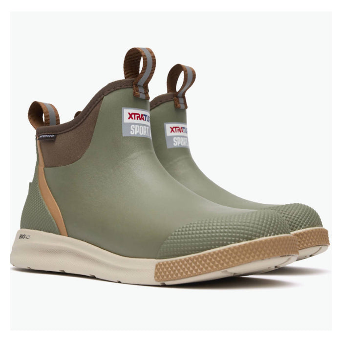XTRATUF Olive Men's Ankle Deck Boot Sport MEN - Footwear - Boots XTRATUF