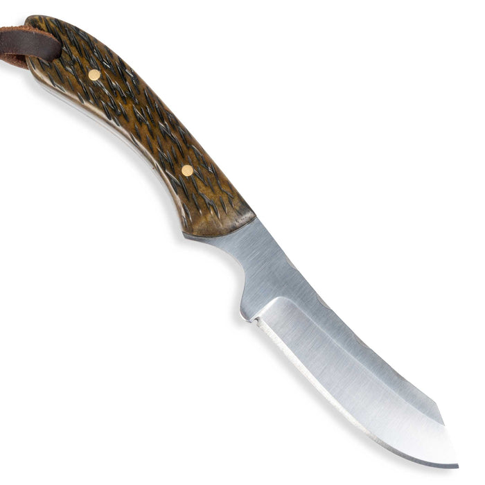 Justin Wiley Carbon Steel Skinner Knife w/ leather sheath Knives Justin Wiley