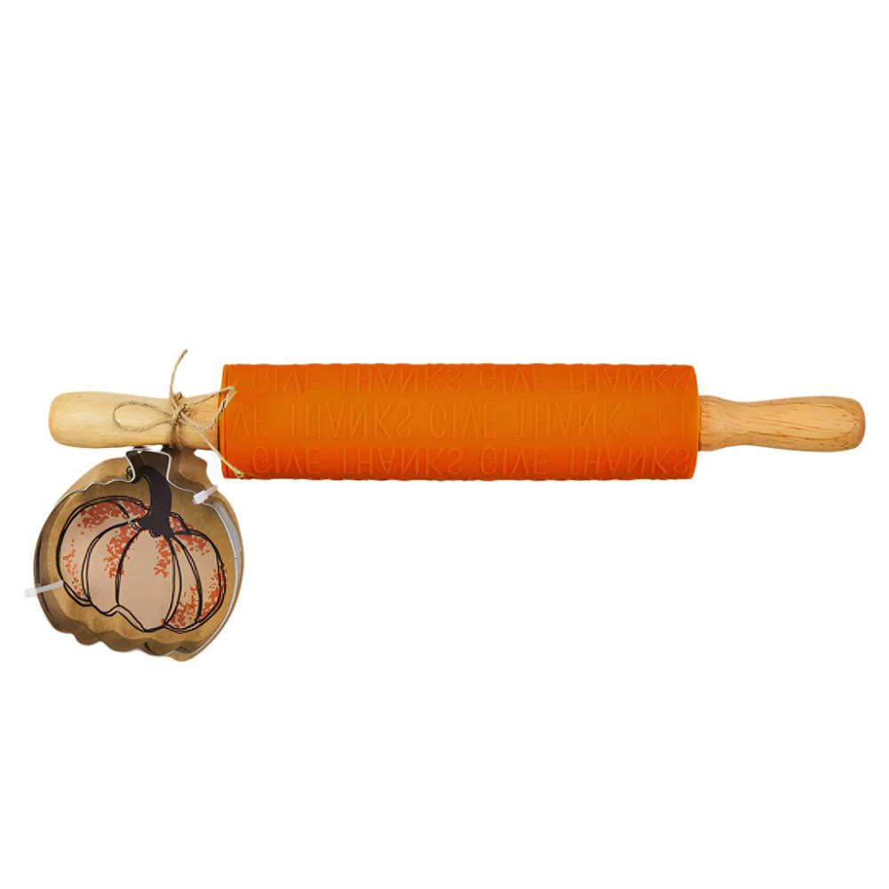 Mud Pie Give Thanks Silicone Rolling Pin HOME & GIFTS - Home Decor - Seasonal Decor Mud Pie   