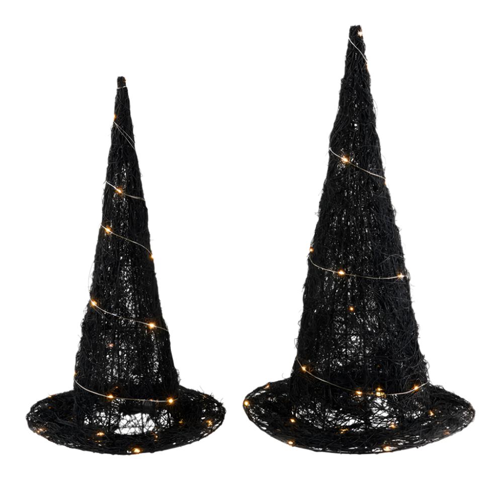 Mud Pie Light-Up Witch Hat Set - FINAL SALE HOME & GIFTS - Home Decor - Seasonal Decor Mud Pie   